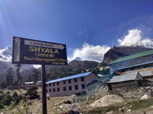 Shyala, Manaslu Circuit Trerk